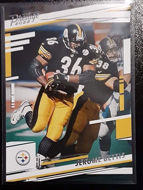 jerome bettis football card